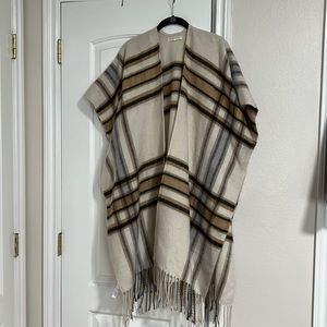 Plaid Poncho